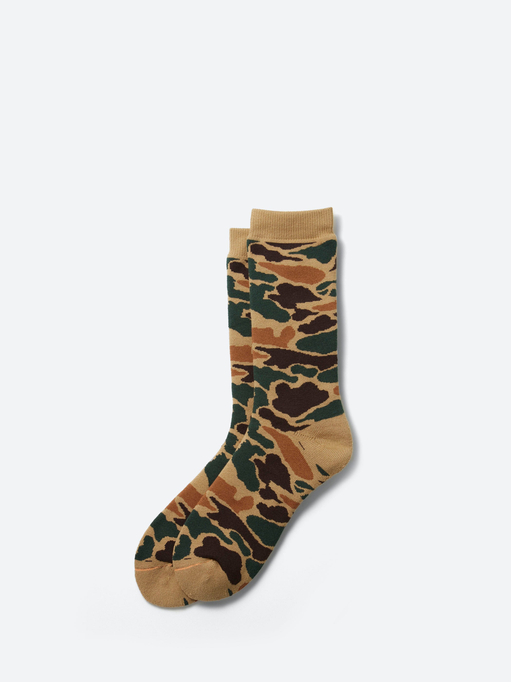 Pile Camo Crew Socks