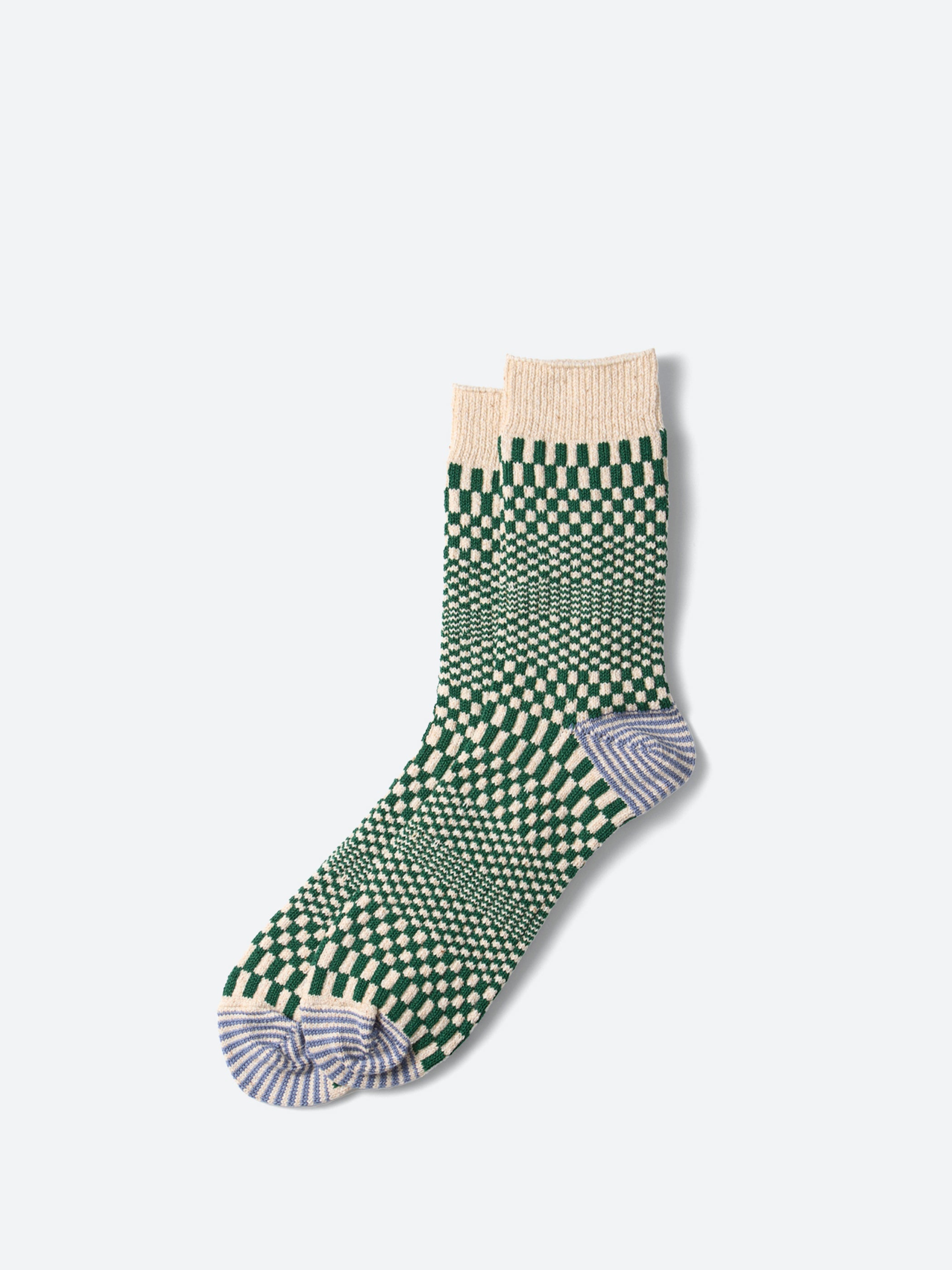 Warped Checkerboard Sock