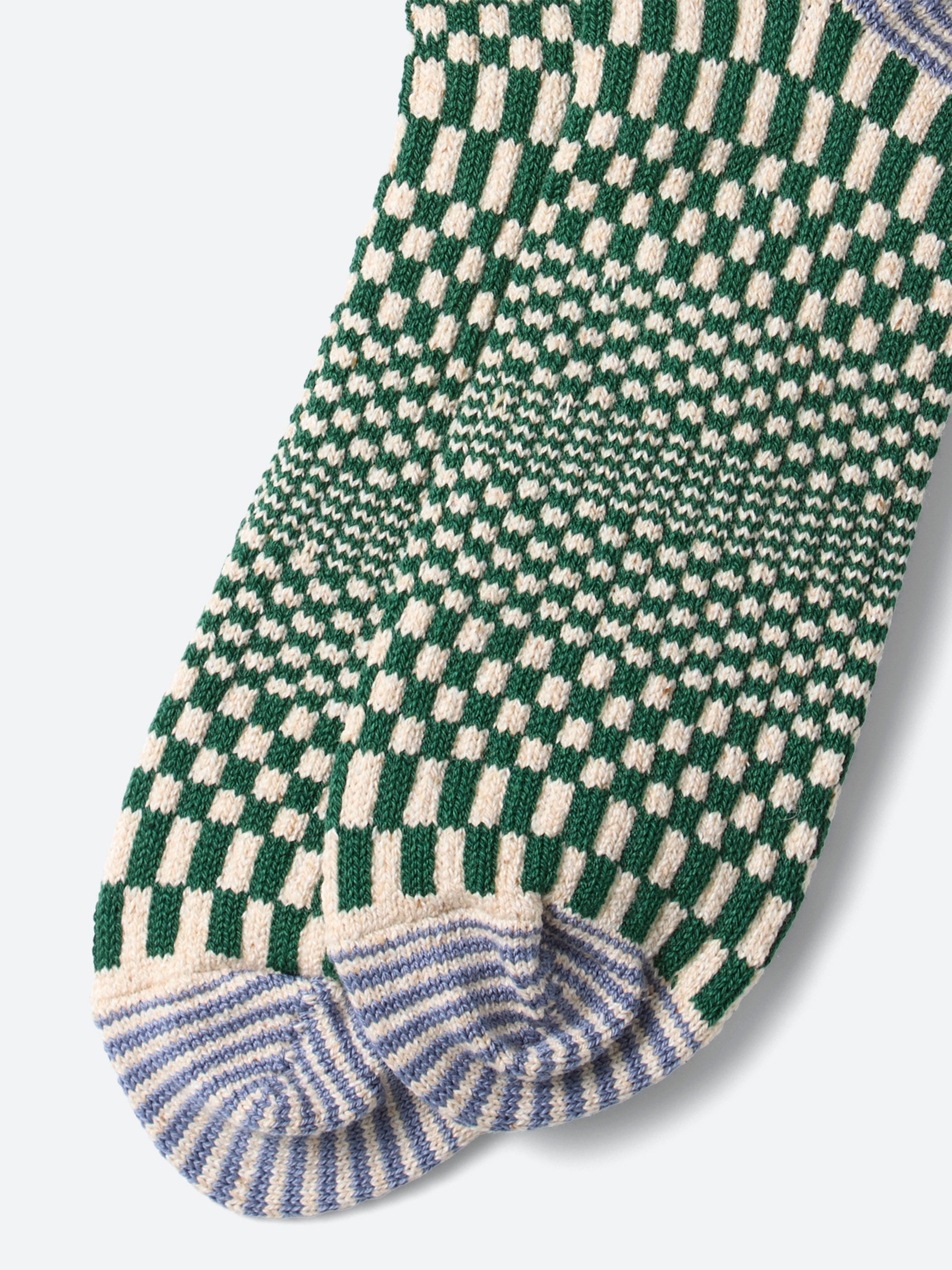 Warped Checkerboard Sock