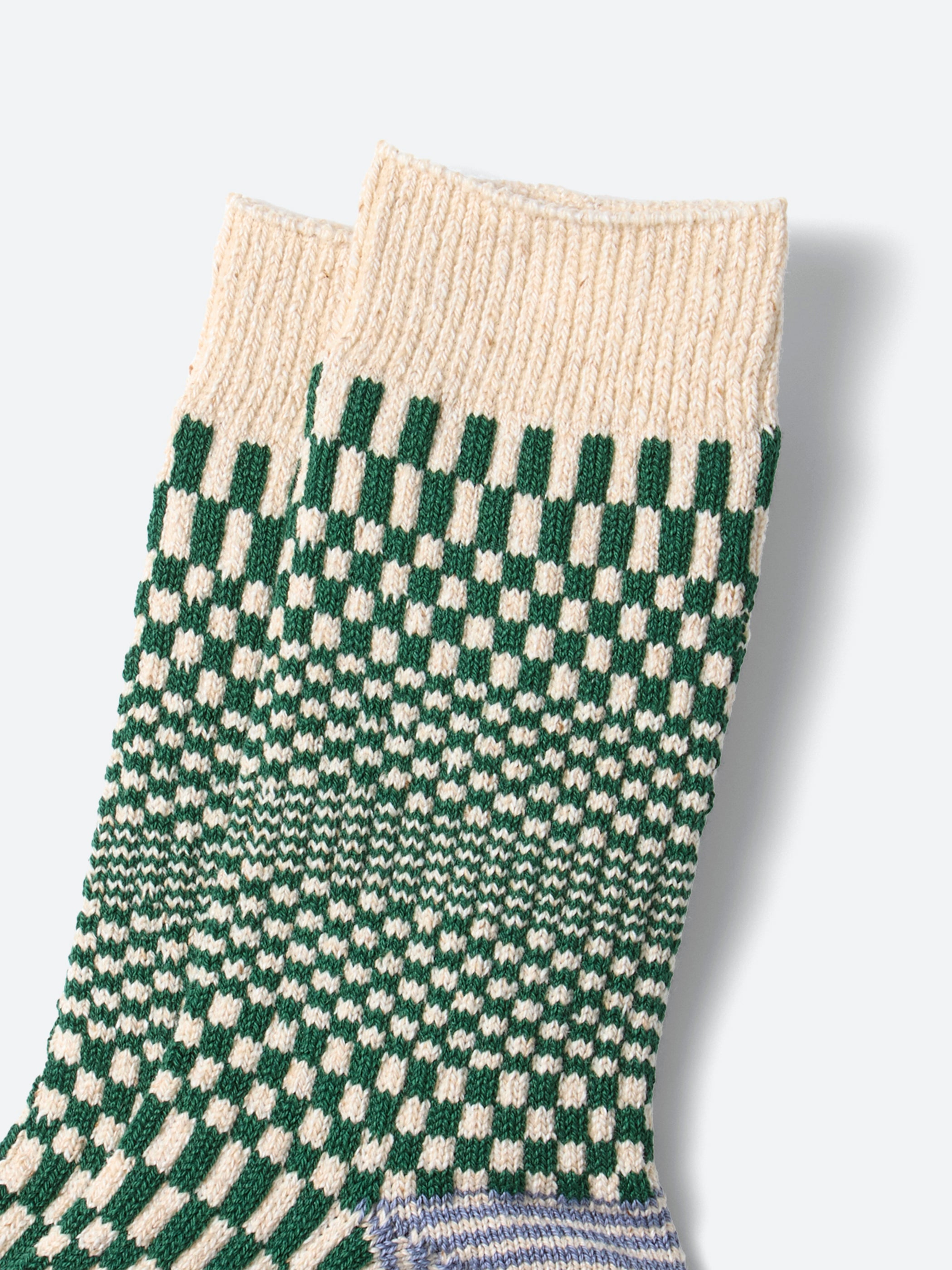 Warped Checkerboard Sock