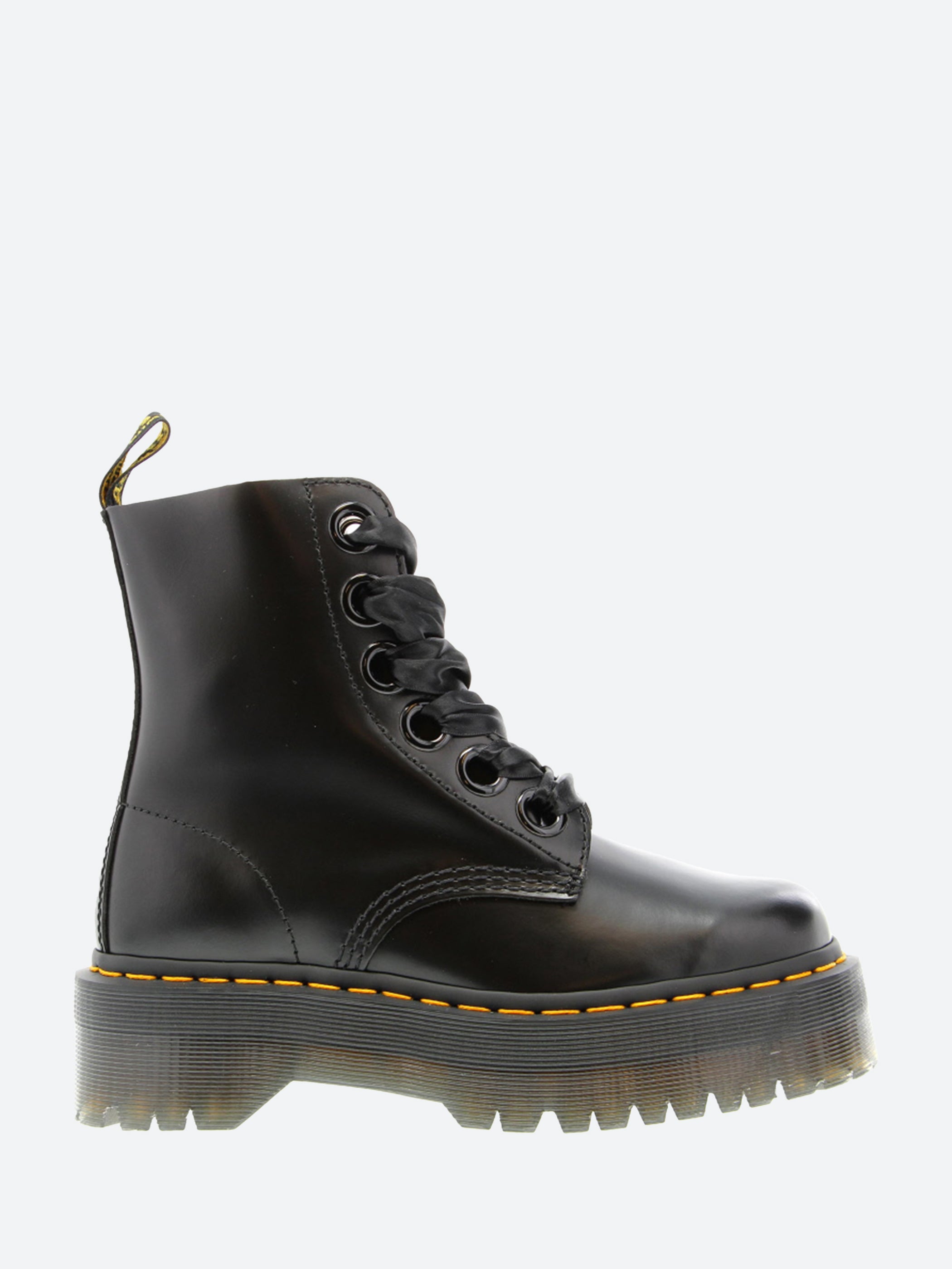 Dr. Martens 939 Ben Lace Up Boots in Black Greasy gravitypope