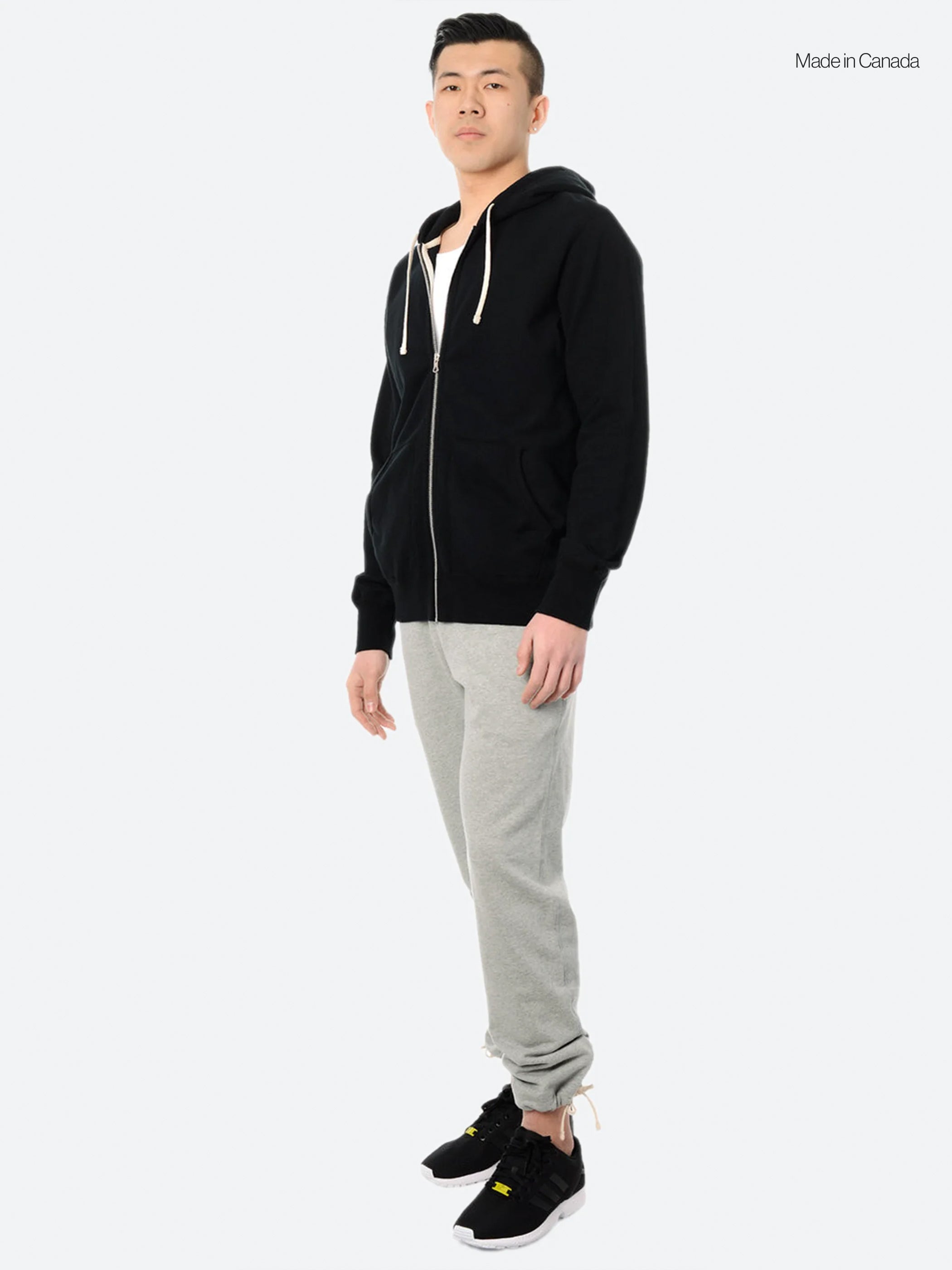 Midweight Terry Full Zip Hoodie