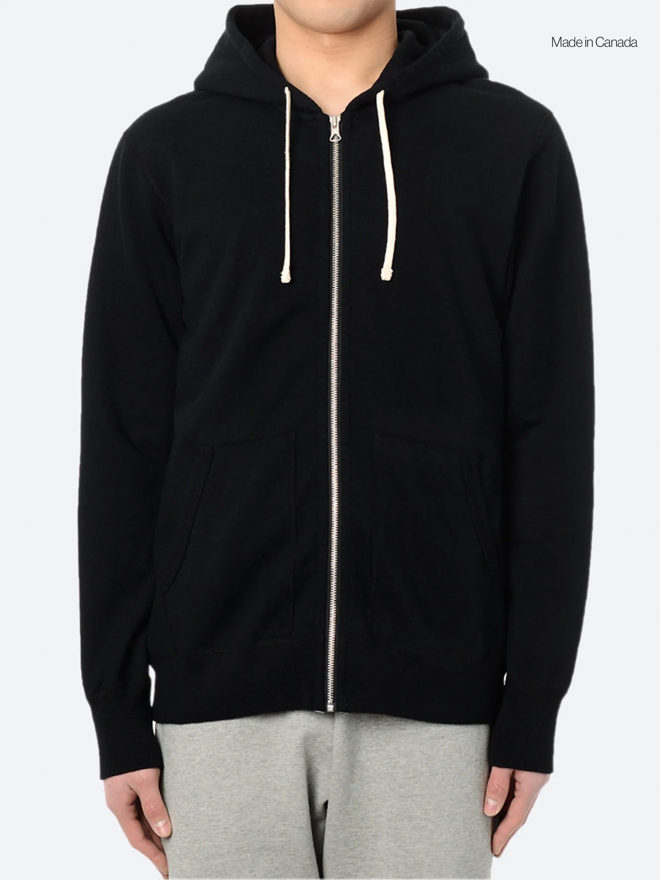 Midweight Terry Full Zip Hoodie