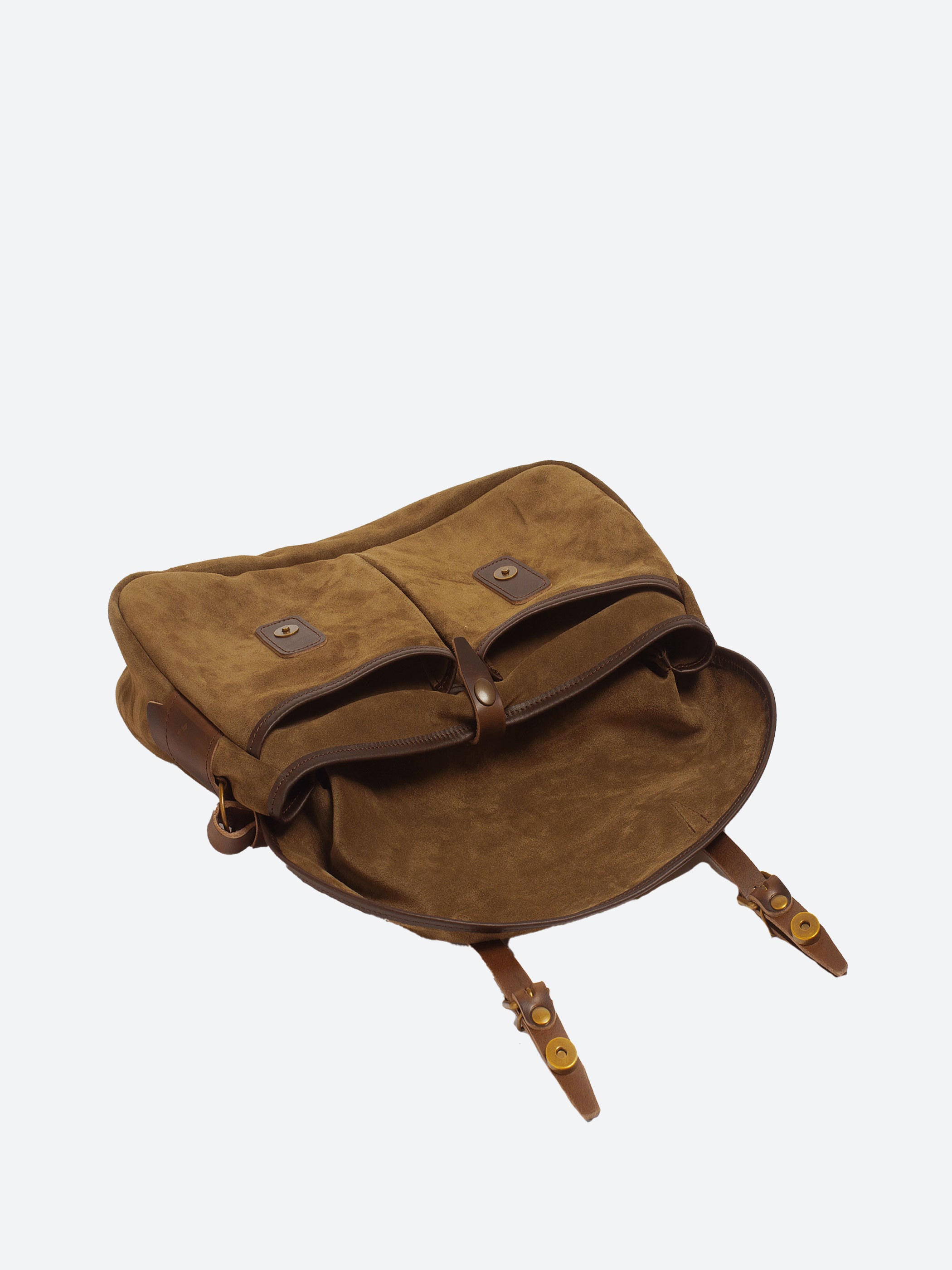 Blue de Chauffe - Musette S Bag in Tobacco – gravitypope