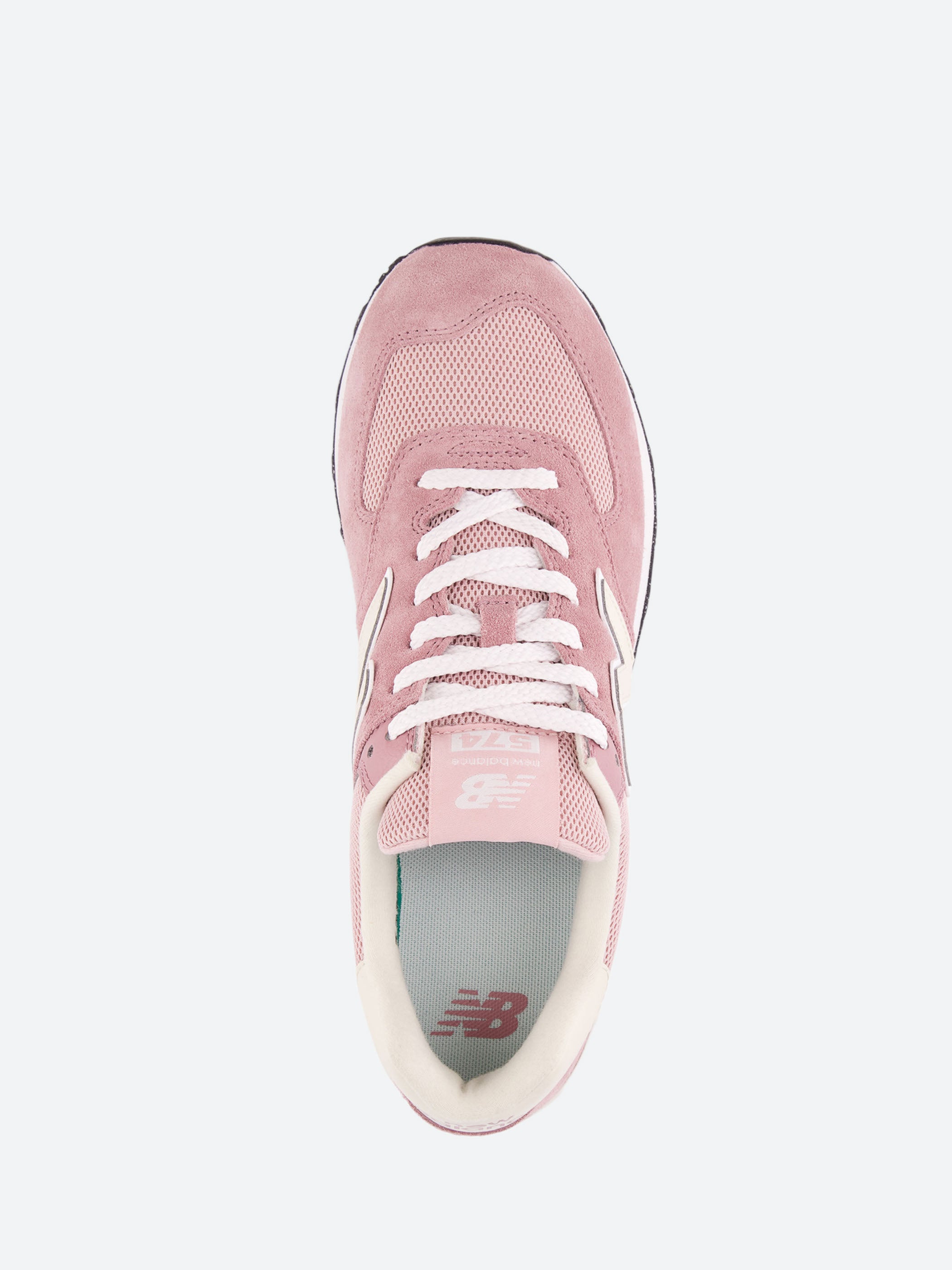 New Balance 574 in Pink with White gravitypope