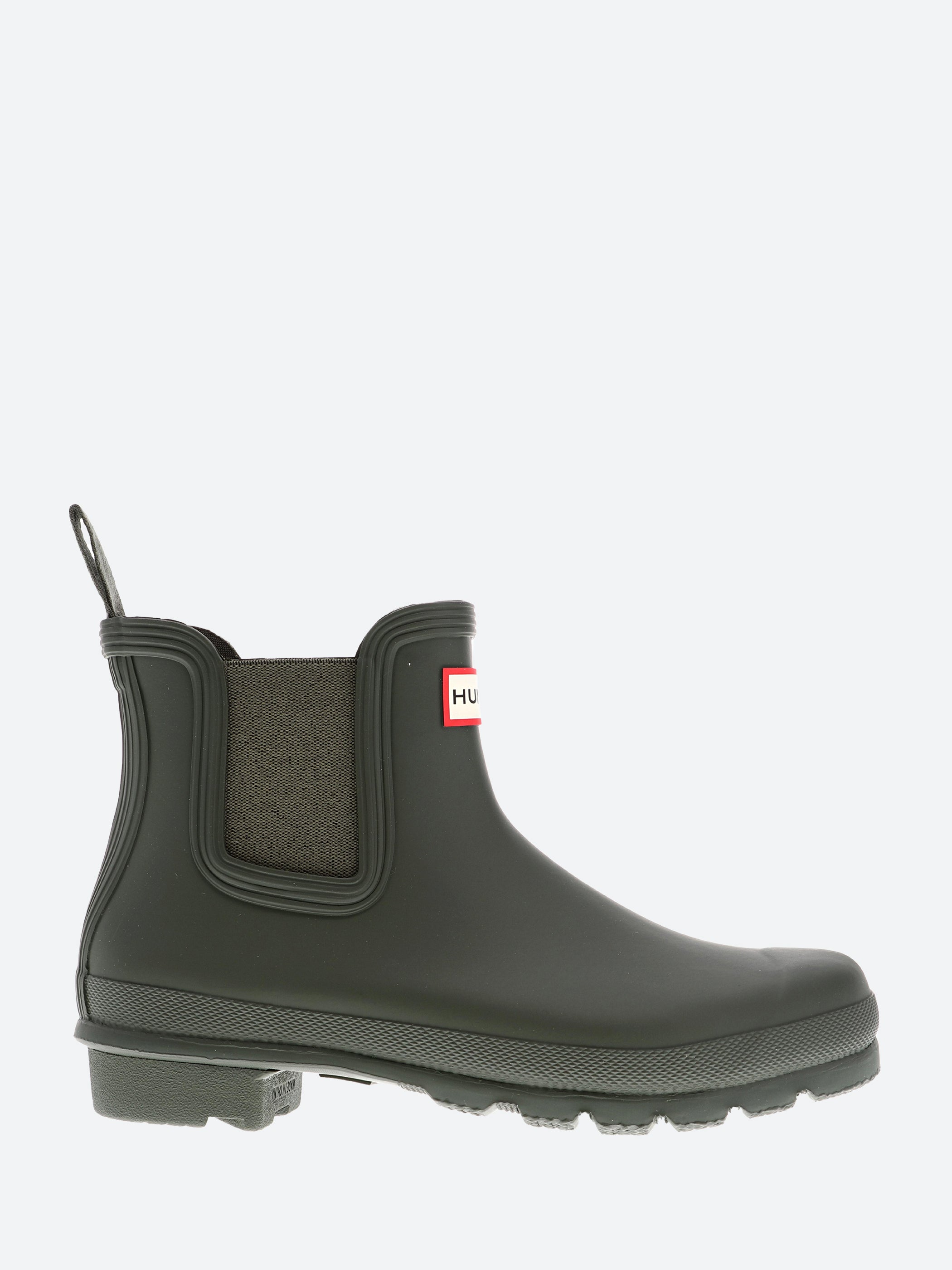 Hunter Original Chelsea Boot in Dark Olive gravitypope