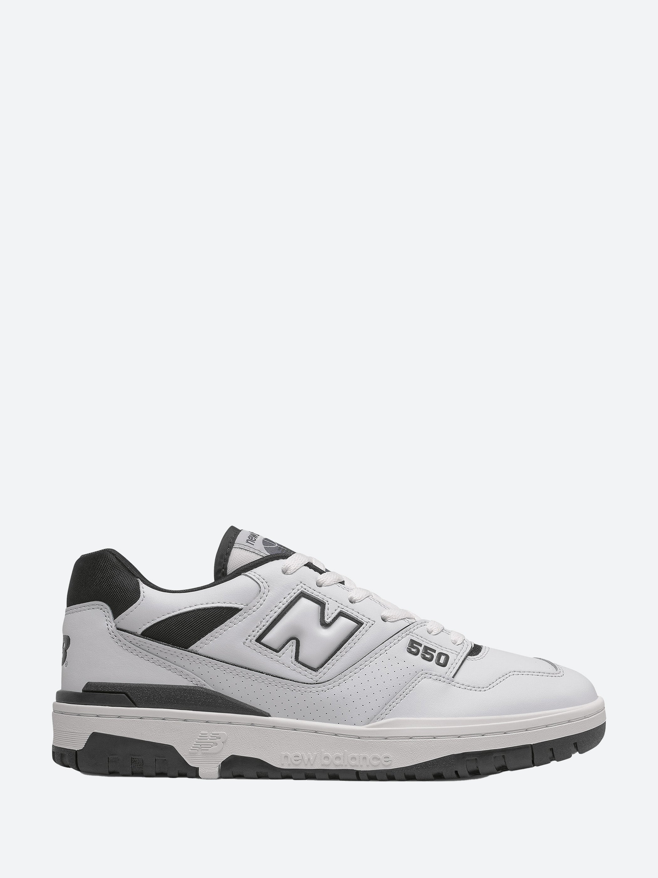 New Balance 550 in White Black gravitypope