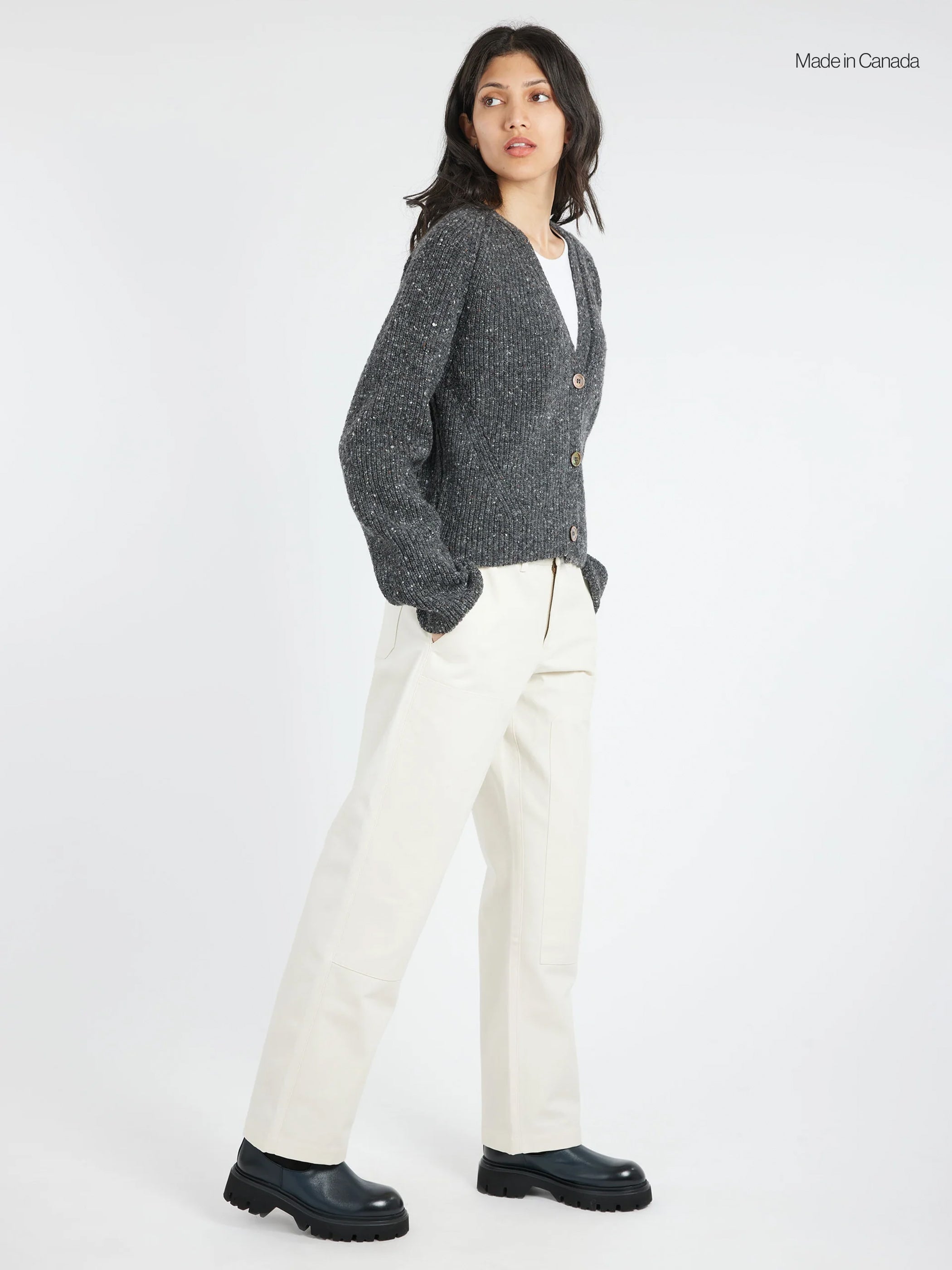 The Womens Mid-Rise Canvas Work Pant