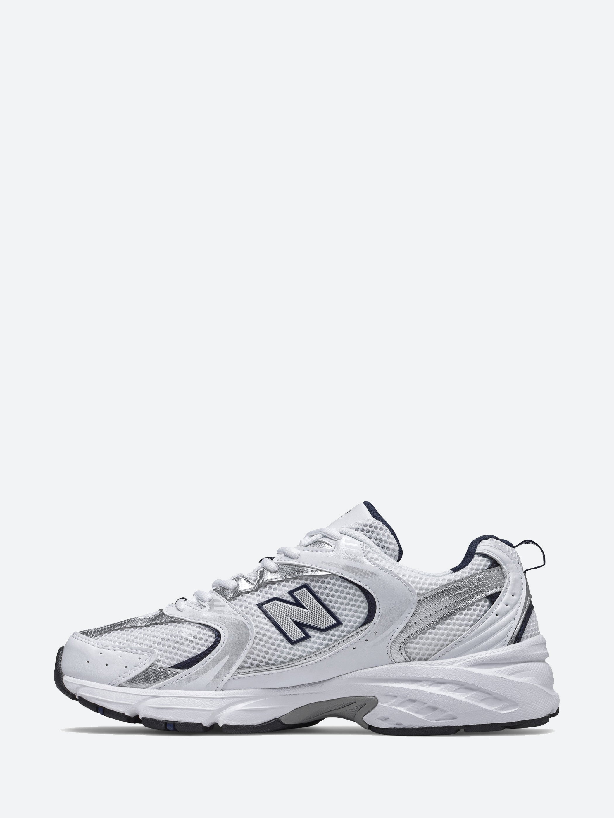 New Balance - 530 in White and Natural Indigo – gravitypope