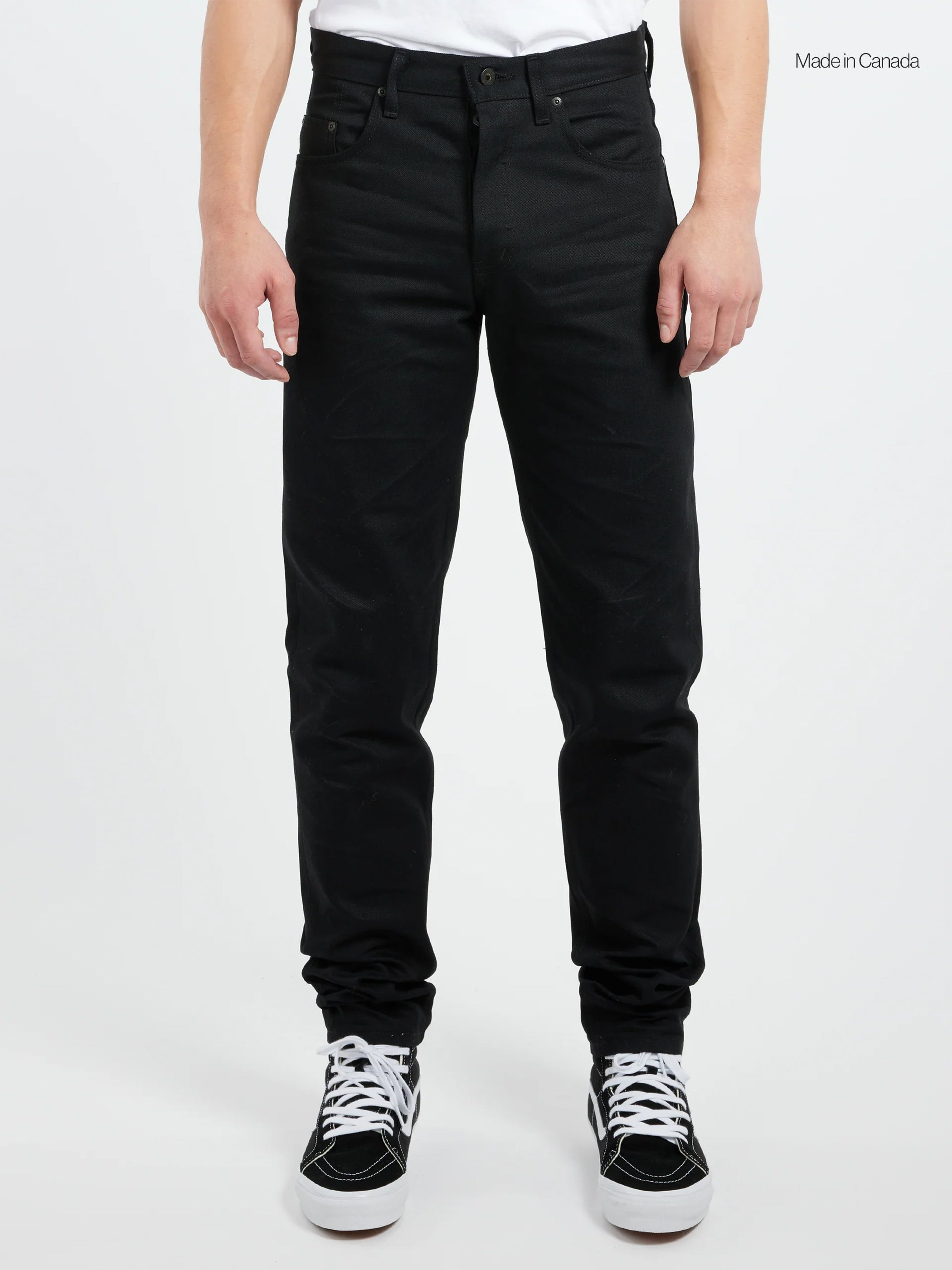 Solid Black Selvedge Easy Guy